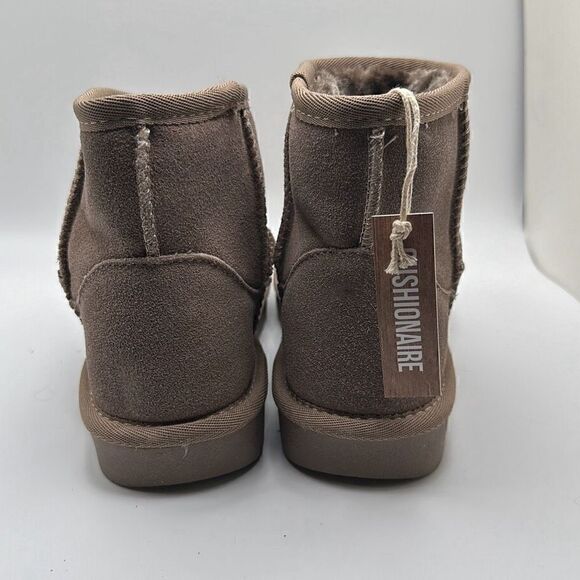 CUSHIONAIRE Women’s Cozy Boot 6 TAUPE - Picture 4 of 7